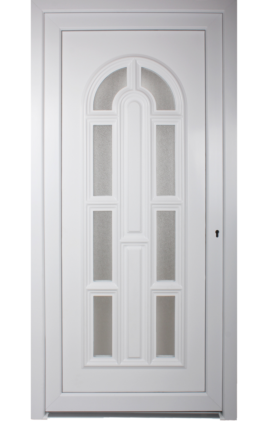 HAUSTÜR kuporta Kunststoff England weiß Nebeneingangstür Kellertür